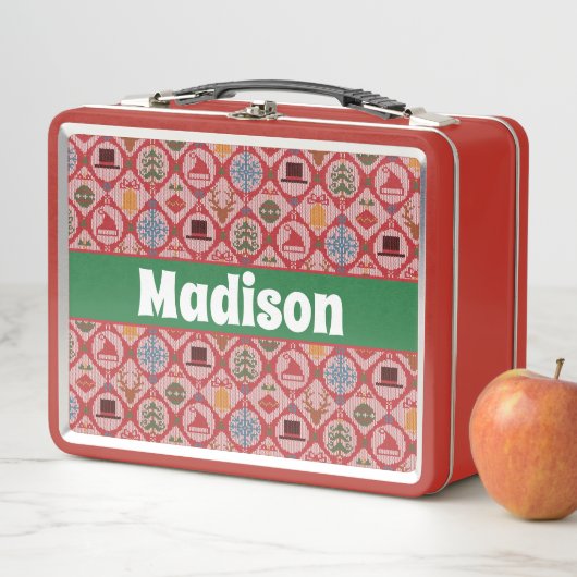 Ugly Sweater Christmas Metall Brotdose (Beispiel)