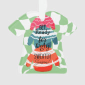 Ugly Sweater Christmas Ornament (Vorderseite)