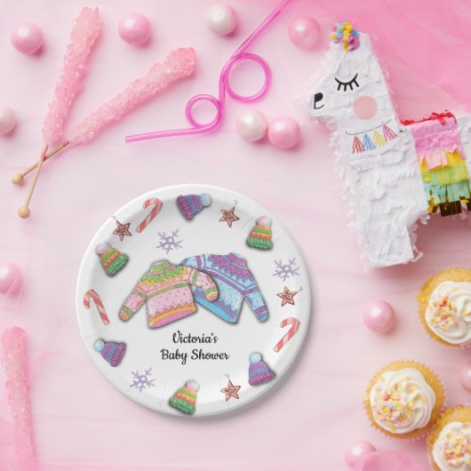 Ugly Sweater Christmas Pappteller (Party)