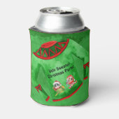 Ugly Sweater Christmas Party bearbeitbar Dosenkühler (Kanne Rückseite)