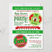 Ugly Sweater Christmas Party Einladung (Vorderseite)