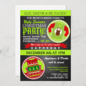 Ugly Sweater Christmas Party Einladung (Vorne/Hinten)