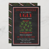 Ugly Sweater Christmas Party Einladung (Vorne/Hinten)