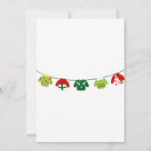 Ugly Sweater Christmas Party Einladung (Rückseite)