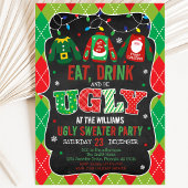 Ugly Sweater Christmas Party Einladung