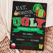 Ugly Sweater Christmas Party Einladung