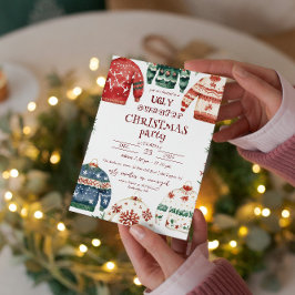 Ugly Sweater Christmas Party Einladung