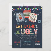 Ugly Sweater Christmas Party Einladung (Vorderseite)