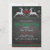 Ugly Sweater Christmas Party Einladung (Vorderseite)