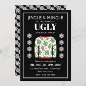 Ugly Sweater Christmas Party Einladung (Vorne/Hinten)