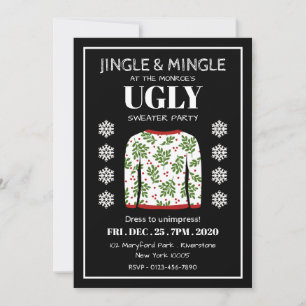 Ugly Sweater Christmas Party Einladung