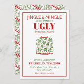 Ugly Sweater Christmas Party Einladung (Vorne/Hinten)