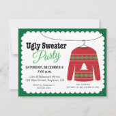 Ugly Sweater Christmas Party Einladung (Vorderseite)