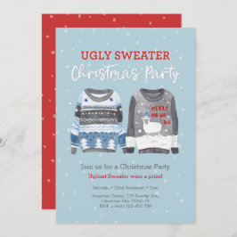 Ugly Sweater Christmas Party Einladung