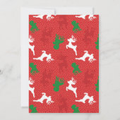 Ugly Sweater Christmas Party Einladung Chalkboard (Rückseite)