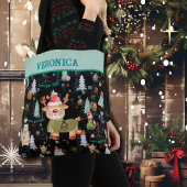 Ugly Sweater Christmas Party Nordic Animals Tasche