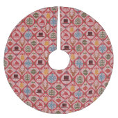 Ugly Sweater Christmas Polyester Weihnachtsbaumdecke (Vorderseite)