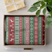 Ugly Sweater Christmas Tissue Paper Seidenpapier (Geschenk)