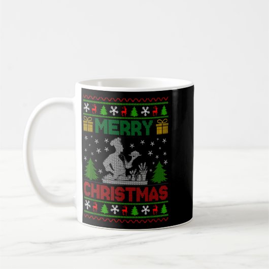 Ugly Sweater Christmas Tree Chef Cooking Job Pride Kaffeetasse (Links)