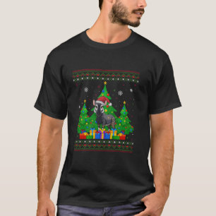 Ugly Sweater Christmas Tree Weihnachtsmannmütze Ok T-Shirt