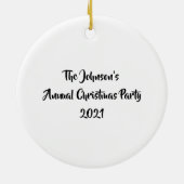 Ugly Sweater Contest Gewinner Preis Trophäe Orname Keramik Ornament (Hinten)