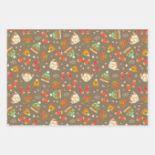 Ugly Sweater Cosy Christmas Set 3 Geschenkpapier Set (Vorderseite)