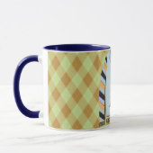 Ugly Sweater Cute in Green and Blue Mug Tasse (Links)