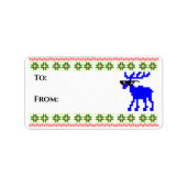 Ugly Sweater (Deal with it) Reinirer Label Adressaufkleber (Vorne)