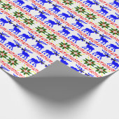 Ugly Sweater (Deal with It) Reinirscher Weihnachte Geschenkpapier (Ecke)