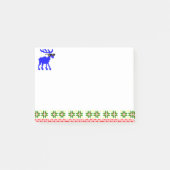 Ugly Sweater (Deal with it) Rentier Post-it Klebezettel (Vorderseite)