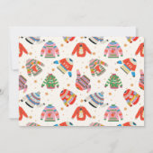 Ugly Sweater, Feiertag Einladung (Rückseite)