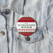 Ugly Sweater gegossen Hyge Angels Herz Weihnachten Button (Beispiel)