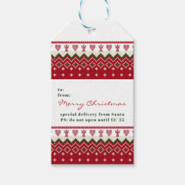 Ugly Sweater gegossen Hyge Angels Herz Weihnachten Geschenkanhänger