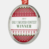 Ugly Sweater gegossen Hyge Angels Herz Weihnachten Ornament Aus Metall (Links)