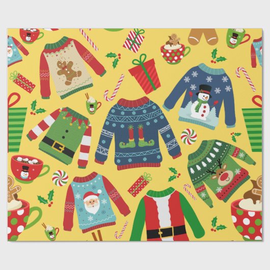 Ugly Sweater Geschenkpapier (Flach)