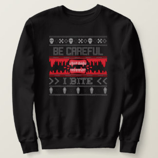 Ugly Sweater Halloween Dracula Bite Sweater Sweatshirt