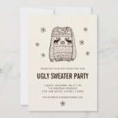 Ugly Sweater Holiday Party Einladung (Vorderseite)