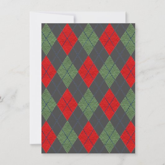 Ugly Sweater Holiday Party Einladung (Rückseite)