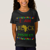 Ugly Sweater I bin Black History African Black Pri T-Shirt (Vorderseite)