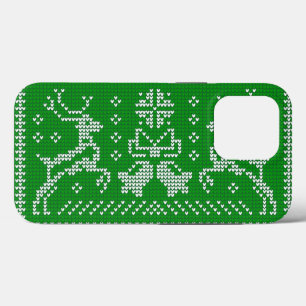 Ugly Sweater Jingle Glocken Weihnachtsdehirsche gr Case-Mate iPhone Hülle