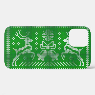 Ugly Sweater Jingle Glocken Weihnachtsdehirsche gr Case-Mate iPhone Hülle