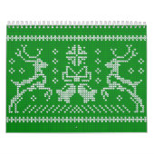 Ugly Sweater Jingle Glocken Weihnachtsdehirsche gr Kalender (Titelbild)