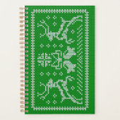 Ugly Sweater Jingle Glocken Weihnachtsdehirsche gr Planer (Vorderseite)