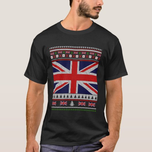 Ugly Sweater Jumper für Weihnachten T-Shirt (Vorderseite)