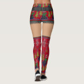 Ugly Sweater Kurz Skirt Oberschenkel | Mittelhaut Leggings (Rückseite)