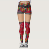 Ugly Sweater Kurz Skirt Oberschenkel | Mittelhaut Leggings (Vorderseite)
