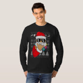 Ugly Sweater Mele Kalikimaka Apparel Shaka Santa C T-Shirt (Vorne ganz)