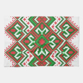 Ugly Sweater Muster Festivals Weihnachtshandtuch Geschirrtuch (Horizontal)