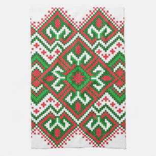 Ugly Sweater Muster Festivals Weihnachtshandtuch Geschirrtuch