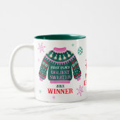 Ugly Sweater Party 1. Platz Gewinner des Wettbewer Zweifarbige Tasse (Links)